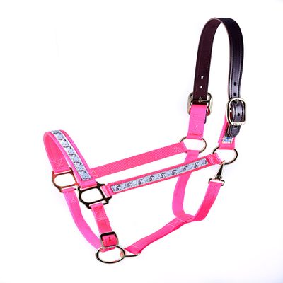 PONY HOT PINK NYLON UNICORN SAFETY HALTER
