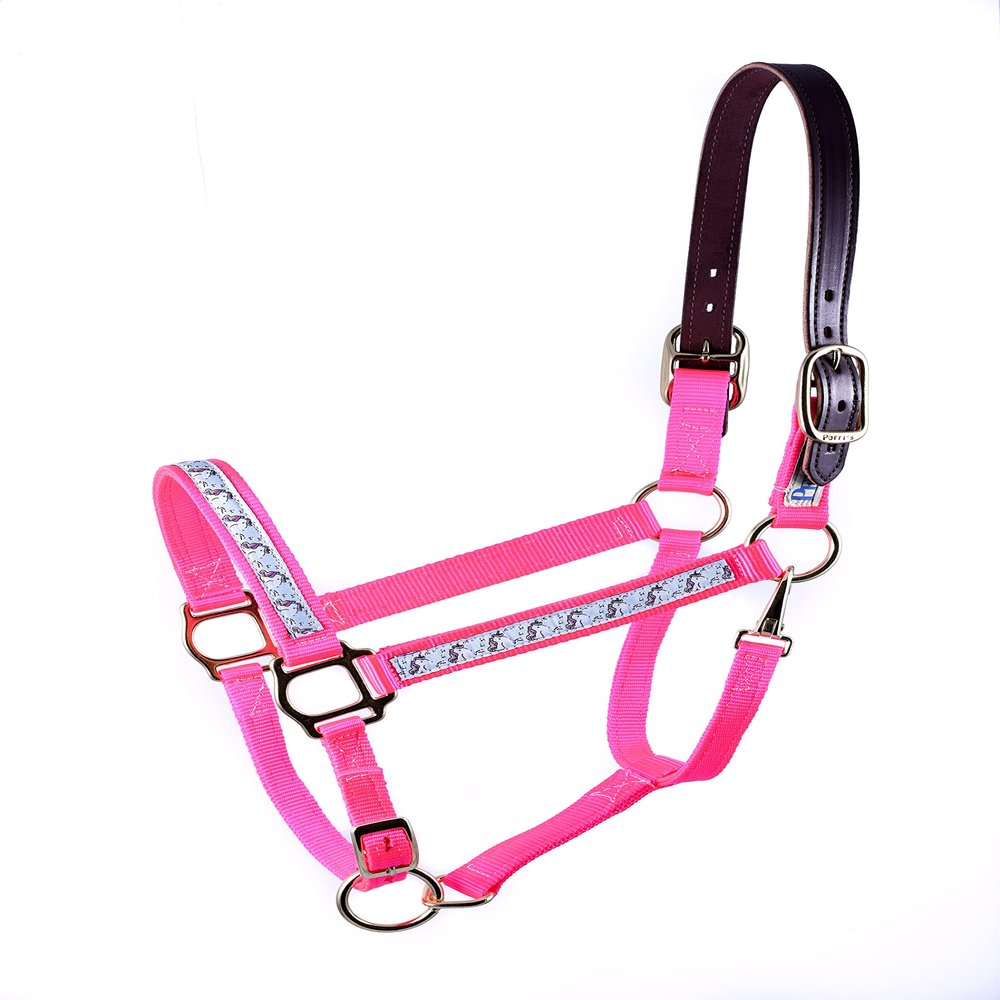 PONY HOT PINK NYLON UNICORN SAFETY HALTER
