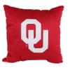 College Covers Everything Comfy Oklahoma Sooners 16" Decorative Pillow Reversible 2 Unique Sides view 1