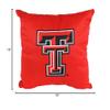 College Covers Everything Comfy Texas Tech Red Raiders 16" Decorative Pillow Reversible 2 Unique Sides view 4