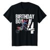 4 Year Old Dirt Bike Birthday Party Motocross MX 4th Gift T-Shirt view 1