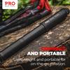 PRO Bike Tool Bike Pump with Gauge Fits Presta and Schrader - Accurate Inflation - Mini Bicycle Tire Pump for Road, Mountain and BMX Bikes, High Pressure 100 PSI, Includes Mount Kit. view 4