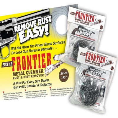 Big 45 Frontier Metal Cleaner, Removes Rust on Bluing & Cleans Bores, 2-Pack