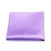 fortunatever Mens Solid Satin Pocket Square(Lavender Purple) view 3
