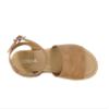 Soda Topic Open Toe Buckle Ankle Strap Espadrilles Flatform Wedge Casual Sandal (Tan, 10) view 4