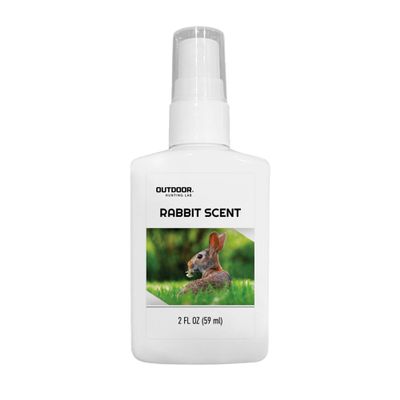 Outdoor Hunting Lab Rabbit Urine Spray | Rabbit Scent for Dog Training, Coyote Hunting, and Predator Attractant | 2 oz Bottle
