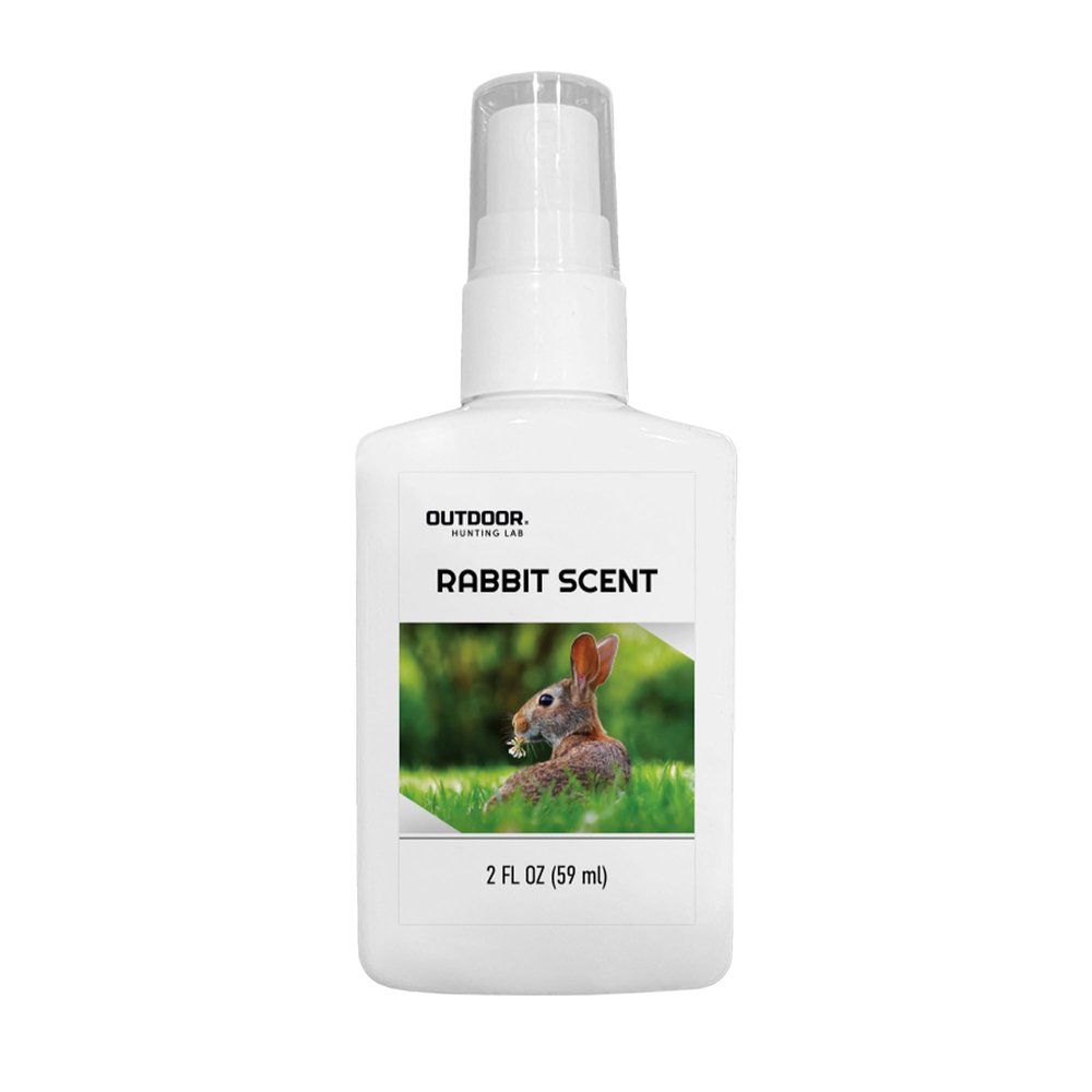 Outdoor Hunting Lab Rabbit Urine Spray | Rabbit Scent for Dog Training, Coyote Hunting, and Predator Attractant | 2 oz Bottle