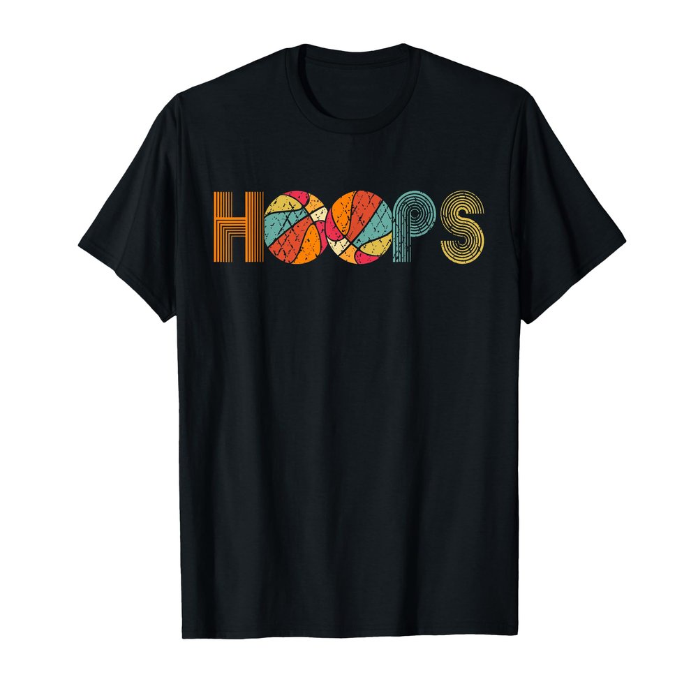 Retro Vintage Basketball Hoops T-Shirt Men, Woman & Kids T-Shirt Small