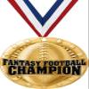 Crown Awards Fantasy Football Medal, 2" Shiny Gold Fantasy Football Medals for Kids with Free Custom Engraving 50 Pack view 1