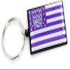 Aminco NBA Sacramento Kings Americana Flag Keychain