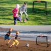 Wiel Soccer Goal, 4Ft x 3Ft Net Easy Fold-Up Training Goals W' Reflective Strips for Playing at Nightfall, Set of 2 for Family Team Kids Backyard Games view 3