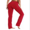 BUBBLELIME 29"/31"/33"/35" 4 Styles Women's Slim Fit Yoga Pants Tummy Control - Slim Fit_Scarlet S_29" Inseam view 1