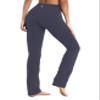 BUBBLELIME 29"/31"/33"/35" 4 Styles Women's Slim Fit Yoga Pants Tummy Control - Slim Fit_Darknavy M_31" Inseam view 1