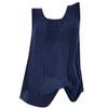 Wokasun.JJ Womens Cotton Linen Blouse,Ladies Sleeveless Baggy T-Shirt Vest Summer Fashion Plus Size Tee Blouse Tank Tops(Blue,XXXXL) view 1