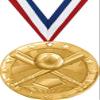 Crown Awards Baseball Medal, 2" Shiny Gold Baseball Medals for Kids with Free Custom Engraving 20 Pack Prime view 1