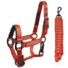 Derby Originals Desert Rose Collection Blackout Reflective Safety Stable Horse Halters with Matching Lead Ropes view 2