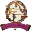 Snowflake Designs 3rd Place All Around Gymnastics Pin - 1901 view 1