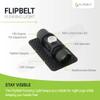 FlipBelt Night Running Light Waist Lamp | USA Company | USB Rechargeable, 500 Lumens, Waterproof, Adjustable Brightness | White LED Lights for Runners view 3