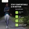 FlipBelt Night Running Light Waist Lamp | USA Company | USB Rechargeable, 500 Lumens, Waterproof, Adjustable Brightness | White LED Lights for Runners view 4