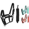 Derby Originals Desert Rose Collection Blackout Reflective Safety Stable Horse Halters with Matching Lead Ropes view 1