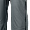 Champro Triple Crown OB Open-Bottom Baseball Pants with Side-Piping Braid, Adjustable Inseam, and Reinforced Sliding Areas, Graphite, Black Piping, xx-Large view 3