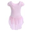 FYMNSI Baby Girls Cap Sleeve Leotard Cute Tutu Skirted Dress for Ballet Dance Gymnastics view 3