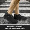 LEGELITE Reusable Silicone Waterproof Shoe Covers, No-Slip Silicone Rubber Shoe Protectors for Kids,Men and Women view 2