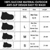 LEGELITE Reusable Silicone Waterproof Shoe Covers, No-Slip Silicone Rubber Shoe Protectors for Kids,Men and Women view 3