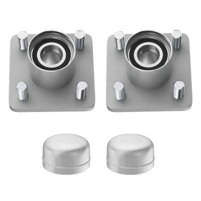 Drive-up Golf Cart Front Wheel Hub Assembly with Hub Bearing Fits EZGO RXV 2008-Up Models OEM 609603(2Pcs)