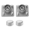 Drive-up Golf Cart Front Wheel Hub Assembly with Hub Bearing Fits EZGO RXV 2008-Up Models OEM 609603(2Pcs) view 1