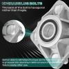Drive-up Golf Cart Front Wheel Hub Assembly with Hub Bearing Fits EZGO RXV 2008-Up Models OEM 609603(2Pcs) view 3