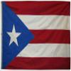 MWS 4x6 ft Puerto Rico Royal Blue 100% Cotton Flag 4'x6' Banner Grommets w/Clips view 2