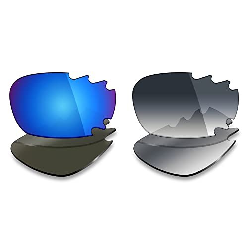 Mryok 2 Pair Polarized Replacement Lenses for Oakley Jawbone Vented Sunglass - Options