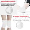 Kids Volleyball Kneepad Soft with Sponge 1 Pair, Knee Sleeve for Adult Youth Pole Dance Cycling Soccer Roller Skating-Elbow Support Work Gym Yoga Golf Leg Protector Auto Mechanic-Black(White, M) view 4