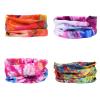 SMEHCF 4 Headband Bandana Balaclava Half Face Mask Shield Head Hair Scarf Neck Gaiter Hat Multipurpose For WoMen Men Breathable Reusable Washable Rainbow Watercolor view 2