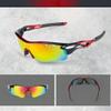 Outdoors Sunglasses Sports Sunglasses Protection Cycling Glasses with 4 Interchangeable Lenses Polarized UV400 and Myopia Sunglasses Sheet Sand for Cycling, Baseball,Fishing, Ski Running,Golf view 2