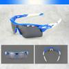 Outdoors Sunglasses Sports Sunglasses Protection Cycling Glasses with 4 Interchangeable Lenses Polarized UV400 and Myopia Sunglasses Sheet Sand for Cycling, Baseball,Fishing, Ski Running,Golf view 2