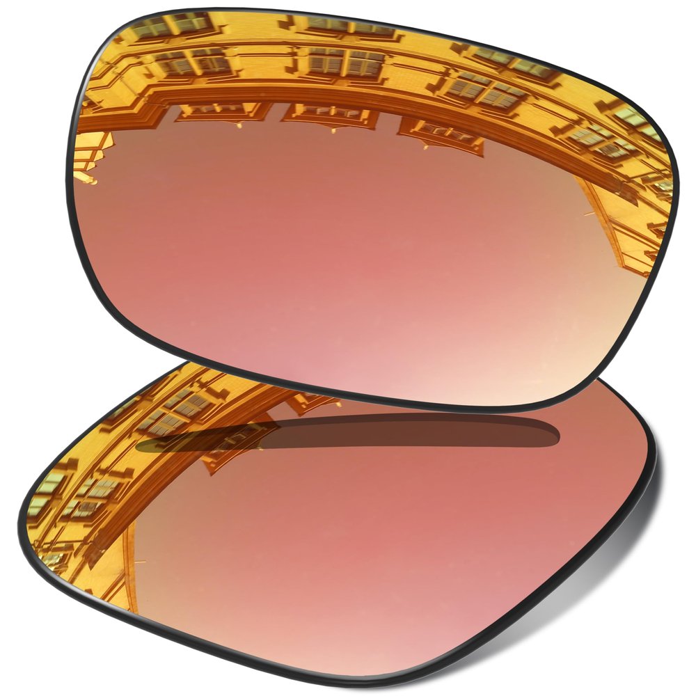 Vonxyz Lenses Replacement for Oakley Holbrook XL OO9417 59mm Sunglass - Peach Gold Polarized