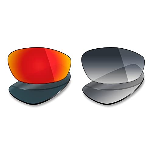 Mryok 2 Pair Polarized Replacement Lenses for Oakley Whisker Sunglass - Options