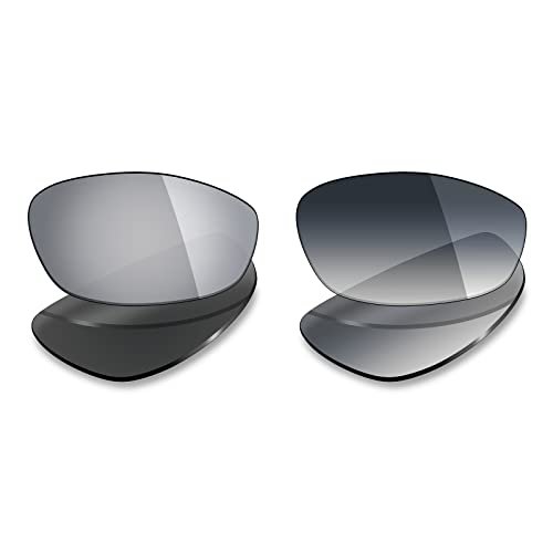 Mryok 2 Pair Polarized Replacement Lenses for Oakley Whisker Sunglass - Options