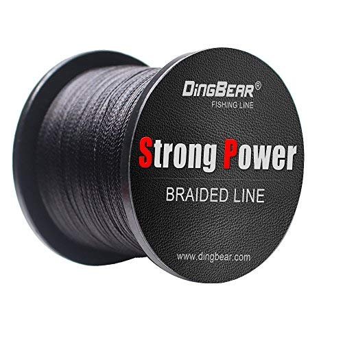 Dingbear 109Yd/100m 135LB/0.60mm Black Super Strong Pull Generic Braided Fishing Line Kite Line Woven Network Cable Cast Super Strength Fishing Line
