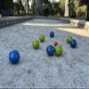 BuyBocceBalls Listing - Made in USA, Premium Quality Official Tournament Bocce Set - 107mm Blue and Lime Green Balls Nylon Bag; Regulation Size Balls 920 Grams (2 lbs. 1 oz.). view 2