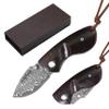 ALBATROSS Mini Pocket Knife - 4.75" Modern Damascus Steel Folding Knife with Red Sandalwood Handle - 71 Layer Hand Forged Blade - Liner Lock System - Luxury Gift Box - HGDK013 view 1