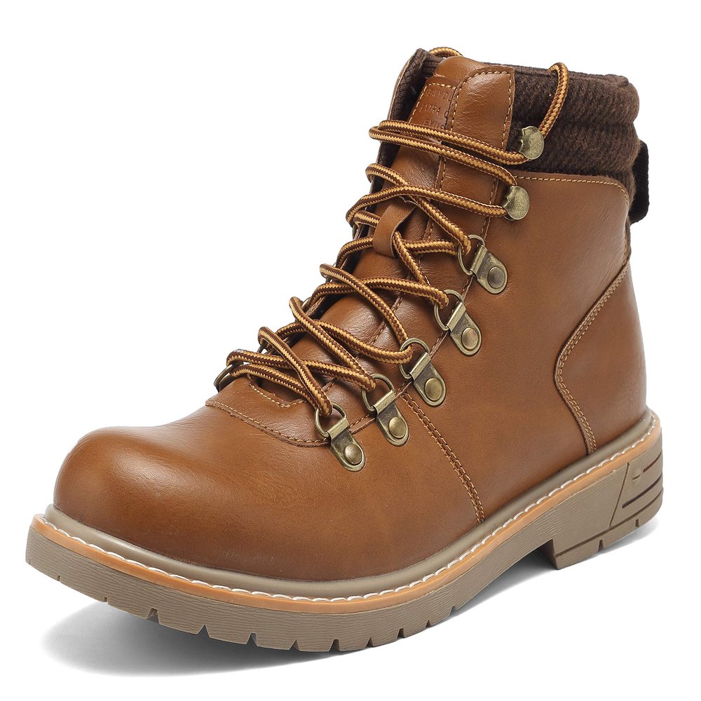 EYUSHIJIA Men's Waterproof Snow Boots Hiking Boot (11 M US, Camel)