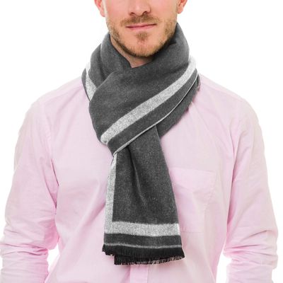 Scarf for Men Fall Winter Cashmere Touch Man Soft Elegant Classic Scarves (TA01-1)