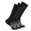 Thorlos Unisex-Adult's WCOU Work Maximum Cushion Over-Calf Sock, Black/Grey 3 Pack(Over-The-Calf), Extra Large view 1