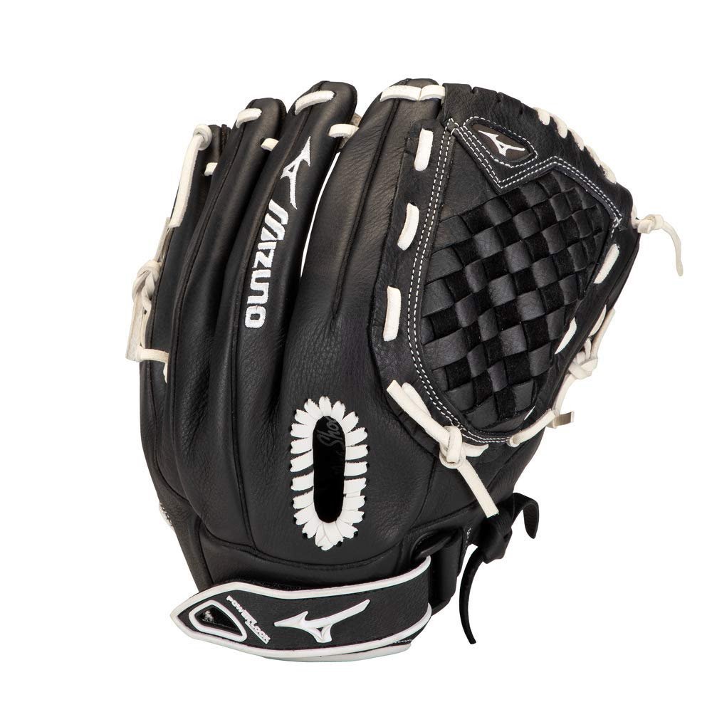 Mizuno GPSL1200F3 Prospect Select Fastpitch Softball Glove 12", Right Hand Throw, BLACK