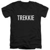 Star Trek Trekkie Unisex Adult V-Neck T Shirt for Men and Women, 2X-Large Black view 1