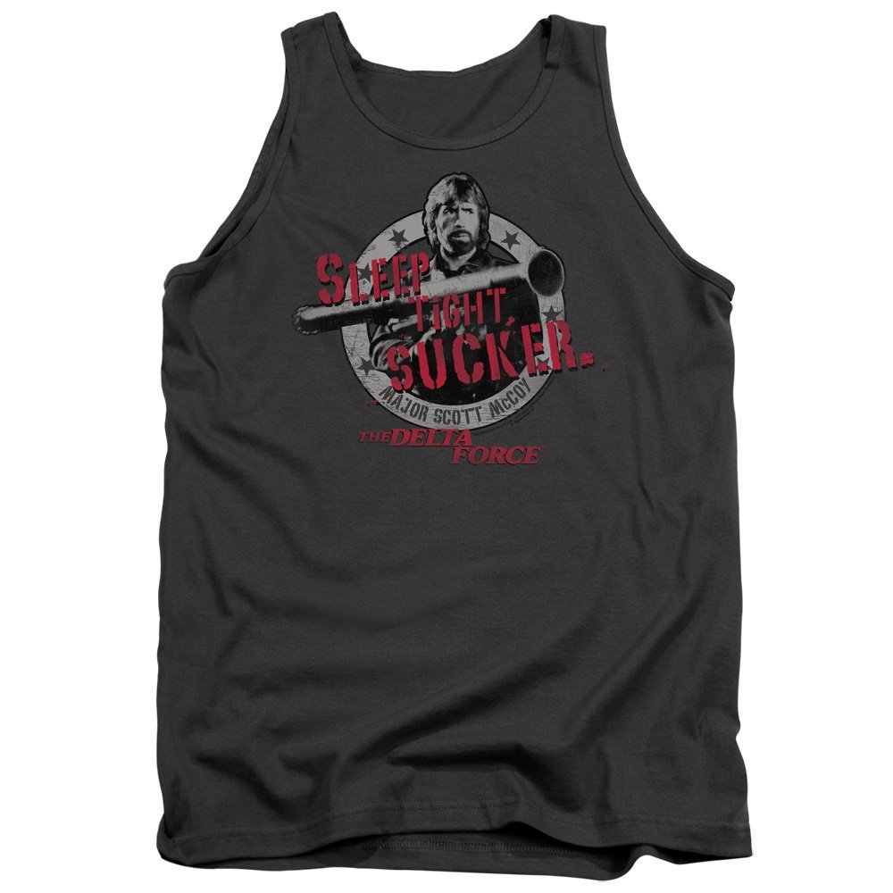 MGM Delta Force/Sleep Tight Unisex Adult Tank Top for Men and Women, 2X-Large Charcoal