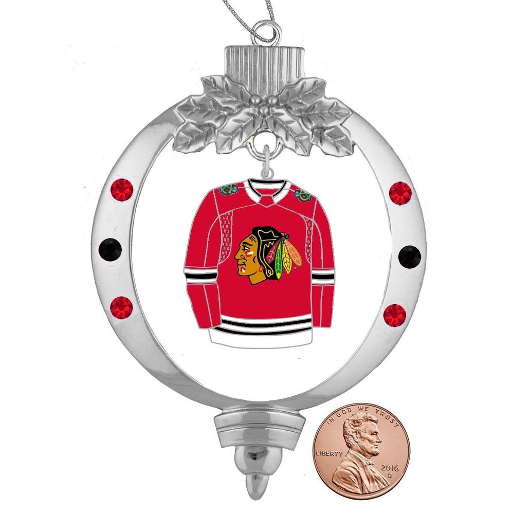 NHL Jersey Ornament (Chicago Red)